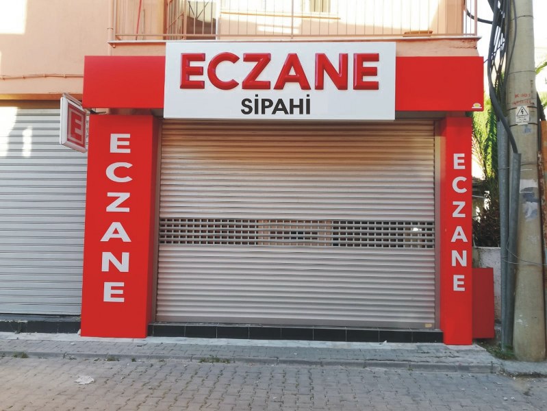 ŞİŞLİ ECZANE TABELASI