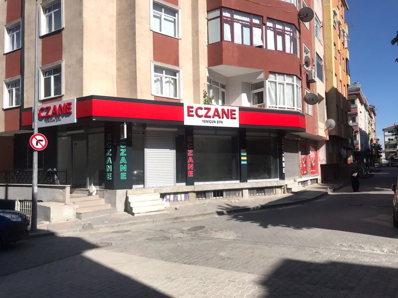 GÜNGÖREN ECZANE TABELASI, KOMPOZİT CEPHE KAPLAMA